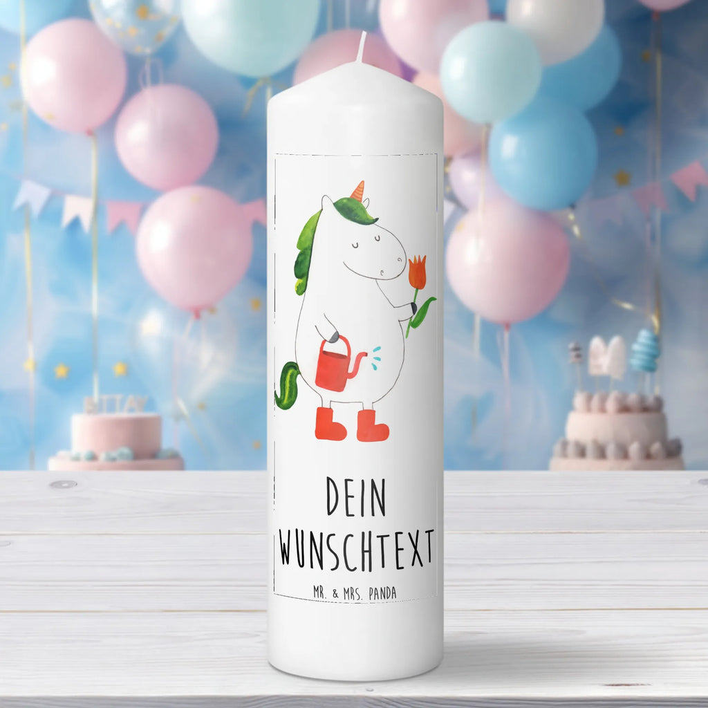 Personalizowana świeca jednorożec ogrodnik Jednorożec, jednorożce, dekoracje jednorożca, jednorożec