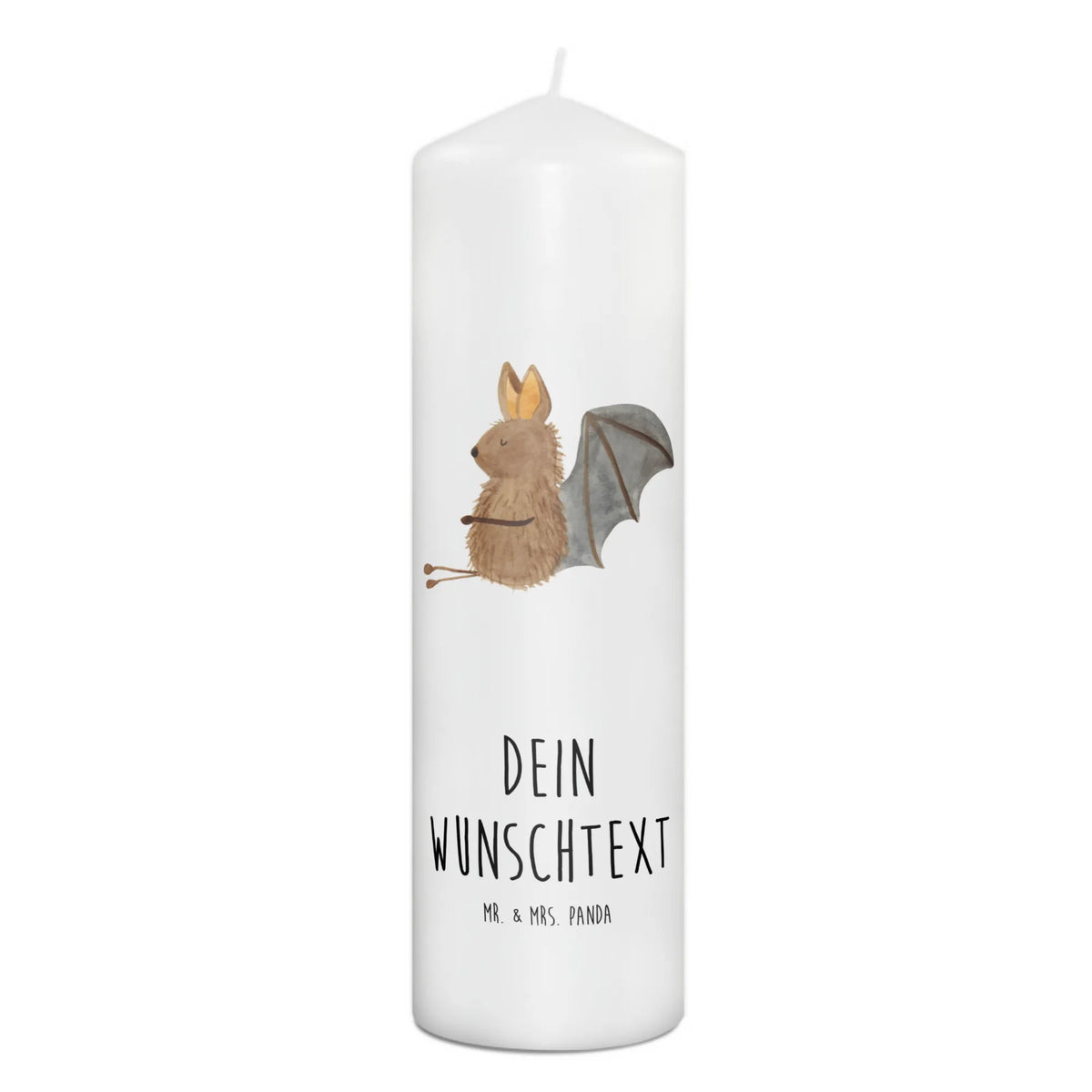 Personalised candle bat Sit animal lover, special gifts, good mood, funny sayings, hand drawn, cute animal motives, small animals, cute, card, gift ideas, gifts, relax, bats, bat