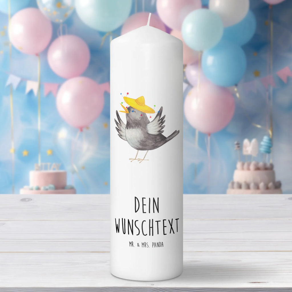 Personalizowana świeca kruk Sombrero Motywy zwierzęce, dobra energia, zabawne powiedzonka, zwierzęta