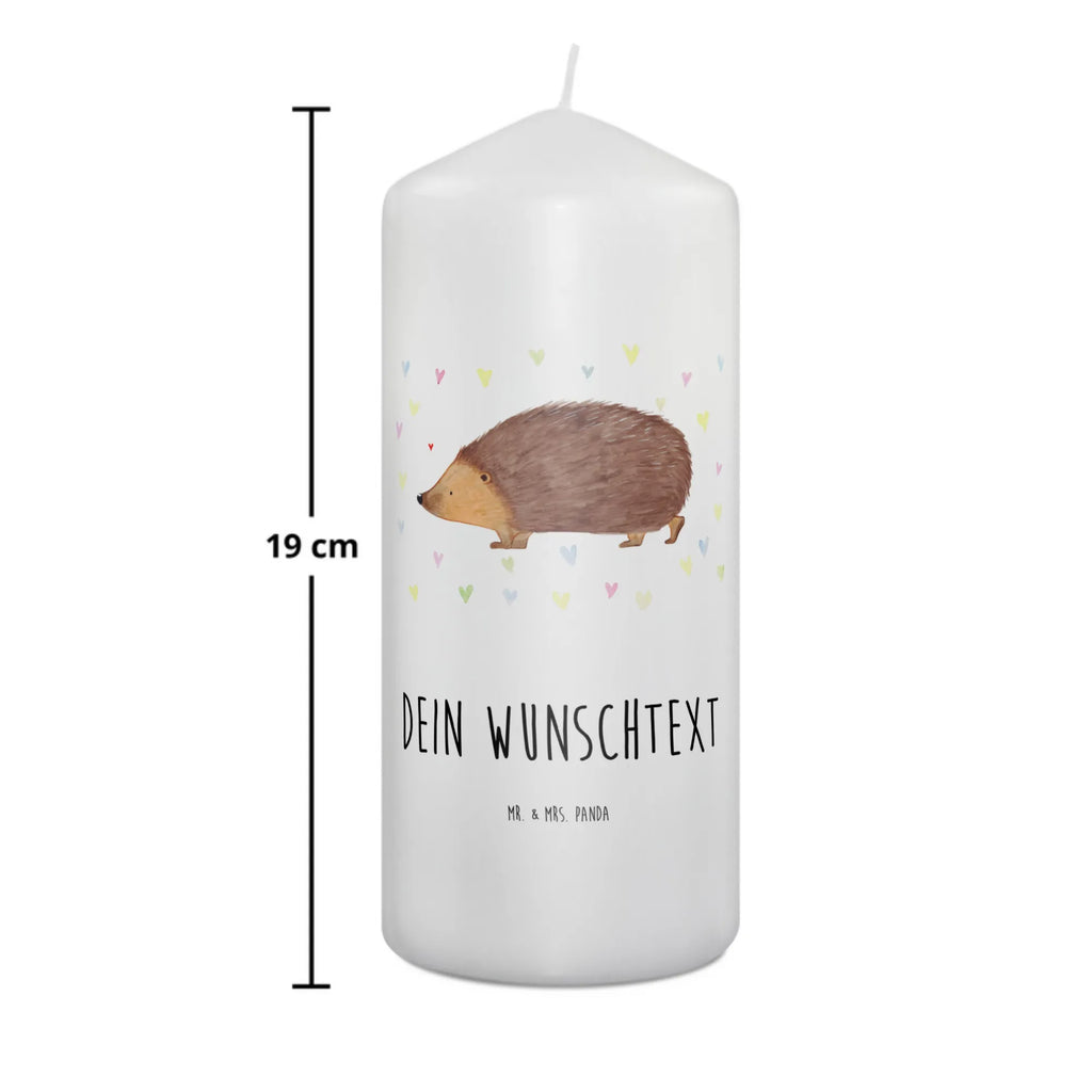 Personalizowana świeca jeż serca Motywy zwierzęce, dobra energia, zabawne powiedzonka, zwierzęta