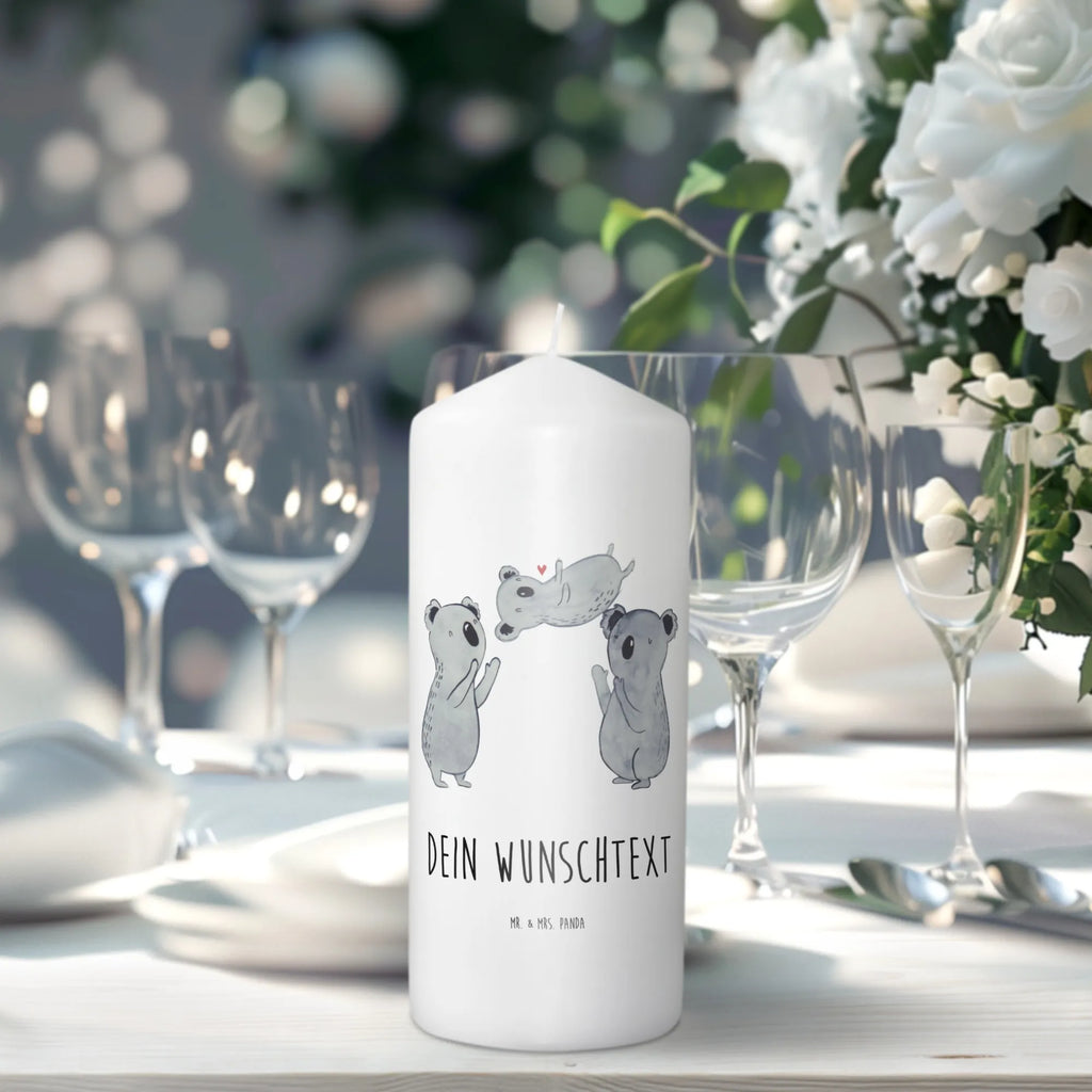 Personalizowana świeca Koale Świętować Urodziny, prezent urodzinowy, prezent