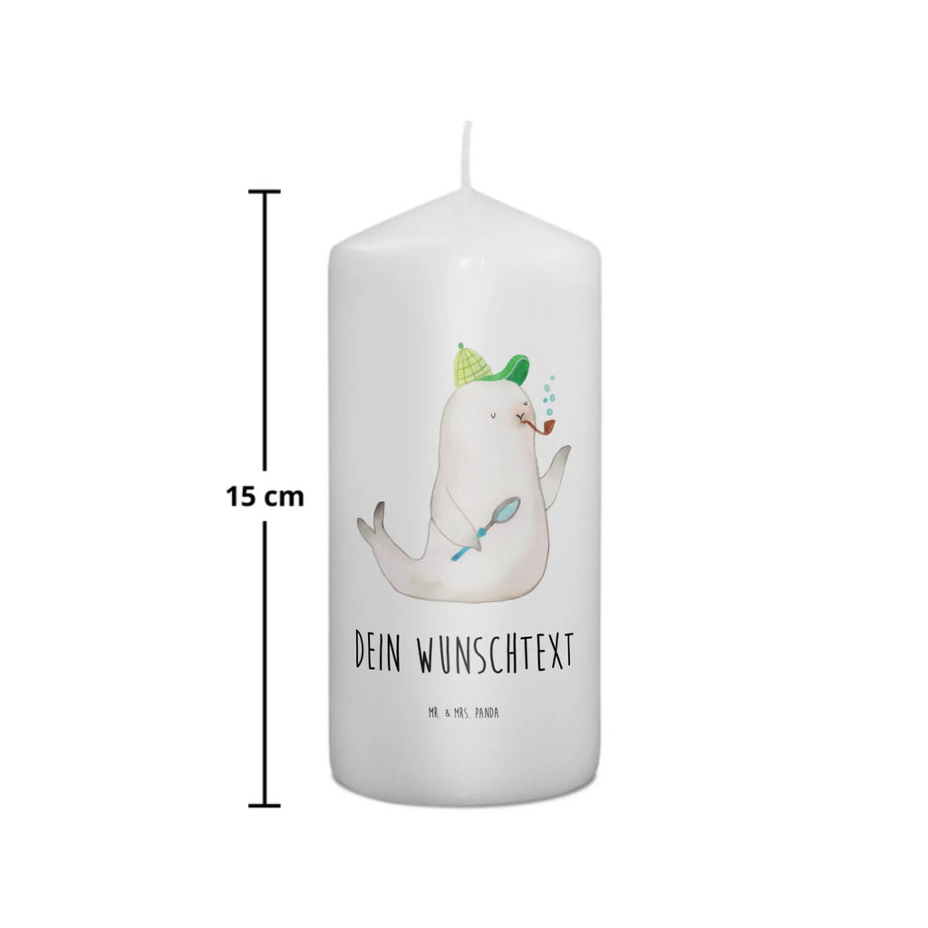 Personalised candle seal sherlock small animals, cute, funny, cute animal motives, hand drawn, small world, funny sayings, good mood, happy, gifts, gift ideas, special gifts, animal lover, card