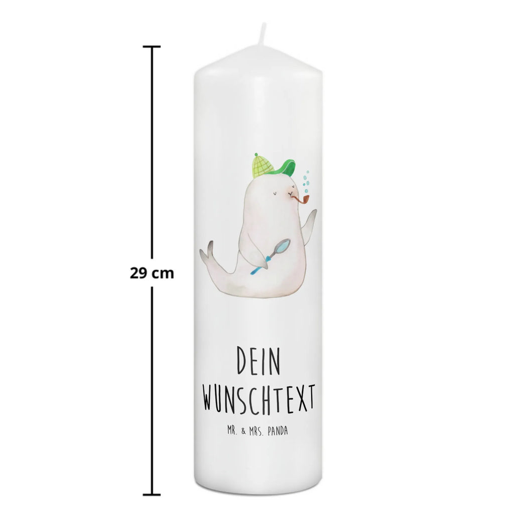 Personalised candle seal sherlock small animals, cute, funny, cute animal motives, hand drawn, small world, funny sayings, good mood, happy, gifts, gift ideas, special gifts, animal lover, card