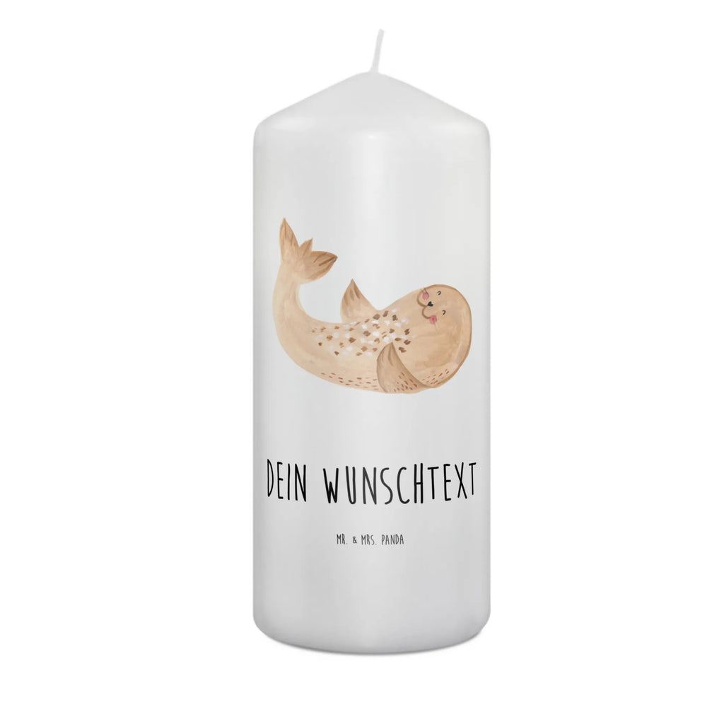 Personalizowana świeca foka Leżeć Motywy zwierzęce, dobra energia, zabawne powiedzonka, zwierzęta