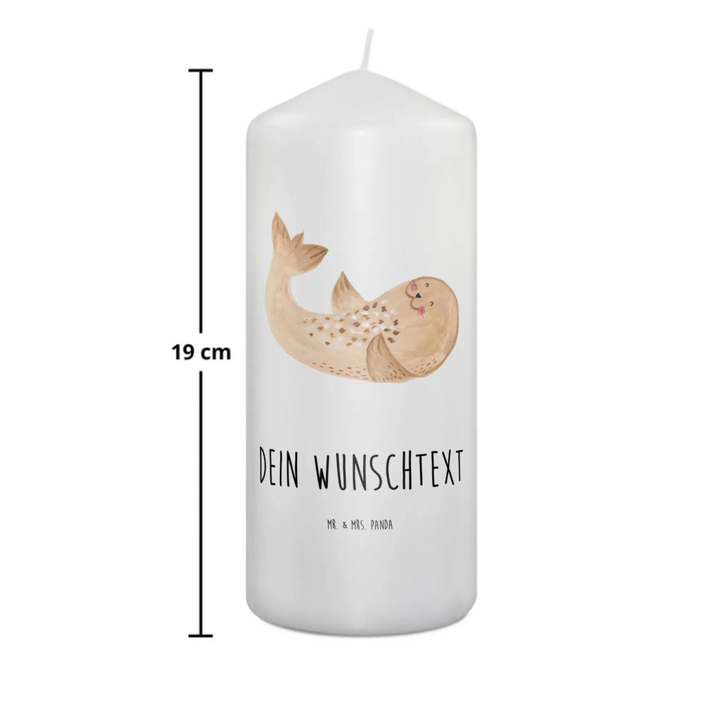 Personalizowana świeca foka Leżeć Motywy zwierzęce, dobra energia, zabawne powiedzonka, zwierzęta