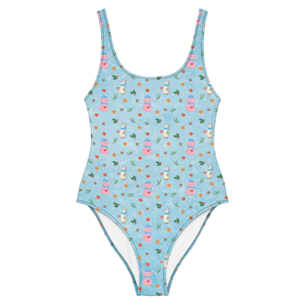 Swimsuit Pig Mulled wine Badebekleidung, Swimsuit, Badeanzug, Luxus-Bademode, Rückenfreier Badeanzug, Bademode, Winter, Weihnachten, Weihnachtsdeko, Nikolaus, Advent, Heiligabend, Wintermotiv, Glühwein, Punsch, Weihnachtsmarkt, Glühschwein