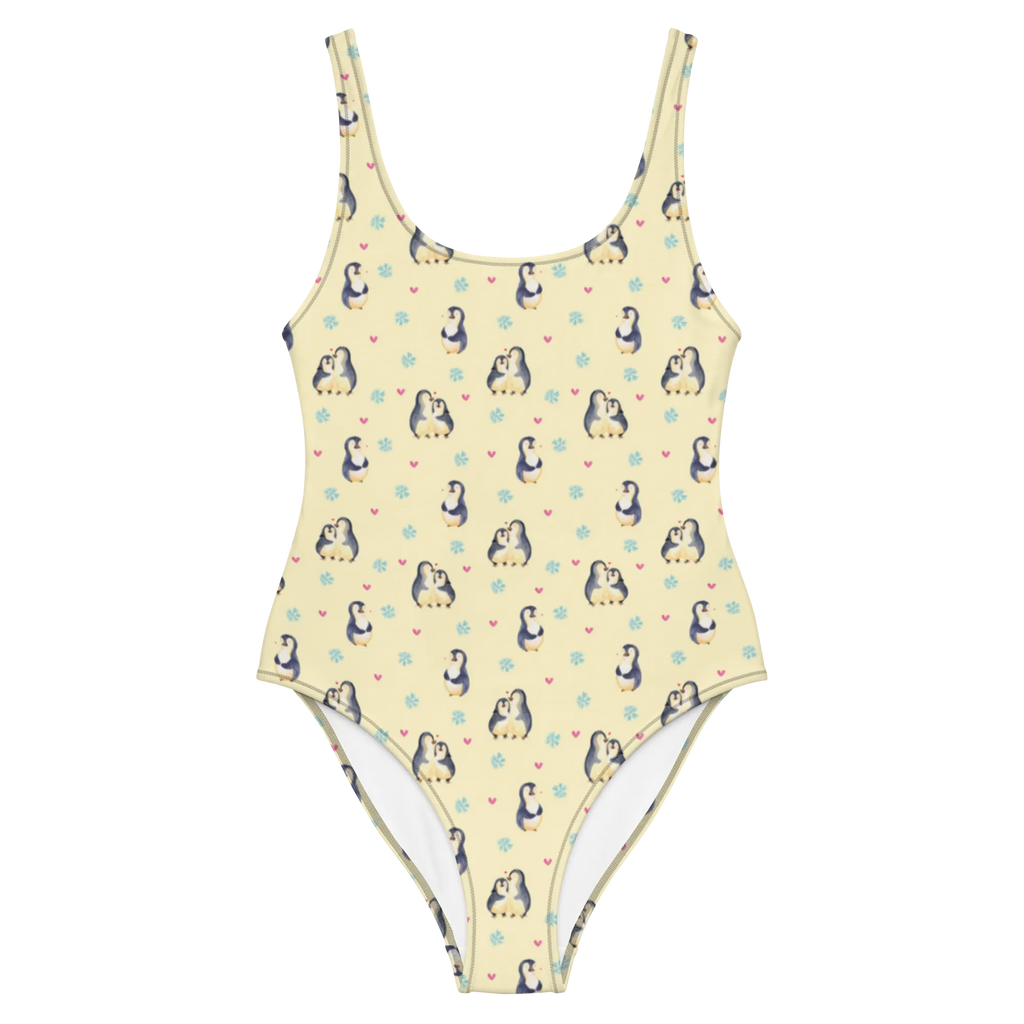 Swimsuit Penguin embrace Luxus-Bademode, Badeanzug, Swimsuit, Bademode, Badebekleidung, Rückenfreier Badeanzug, Pinguin, Hochzeitstag, Jahrestag, Liebe, Verlobung, Hochzeitsgeschenk, Liebesgeschenk, Liebespaar, Liebesbeweis, Hochzeit