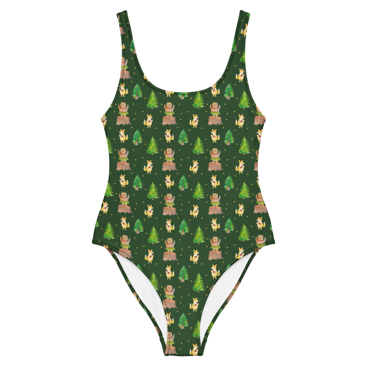 Badeanzug Waldtiere Aloha Muster Schwimmdress, Damenbadeanzug, Luxus-Badeanzug, Sonnenschutz-Badeanzug, Schwimmkostüm, Schwimmbekleidung, Damen-Badeanzug, Badeanzug, Beachwear, Swimsuit, Shape-Badeanzug, Badeoutfit, Badedress, Badekostüm, Schwimmanzug, Einteiliger Badeanzug, Badebekleidung, Bademode, Strandmode, Bade-Einteiler, Damen-Einteiler, Rückenfreier Badeanzug, UV-Badeanzug, Tiere, Tiermotive, Lustige Sprüche, Gute Laune, Aloha, Wald, Hase, Musik, Igel, Lachen, Tanzen, Leben, Waldtiere, Bär