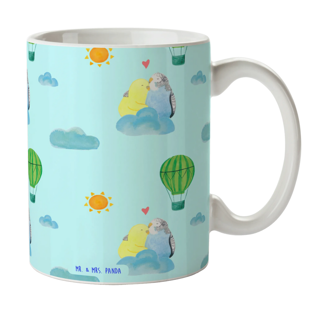 Tasse Wellensittich Liebe Muster Tasse mit Motiven, Bürotasse, Keramiktasse, Porzellantasse, Kaffeetasse, Teetasse, Tasse mit Zitaten, Geschenktasse, Tasse, Liebe, Partner, Freund, Freundin, Ehemann, Ehefrau, Heiraten, Verlobung, Heiratsantrag, Liebesgeschenk, Jahrestag, Hocheitstag, Wellensittich, Vertrauen, Vögel, Nähe, Kuscheln