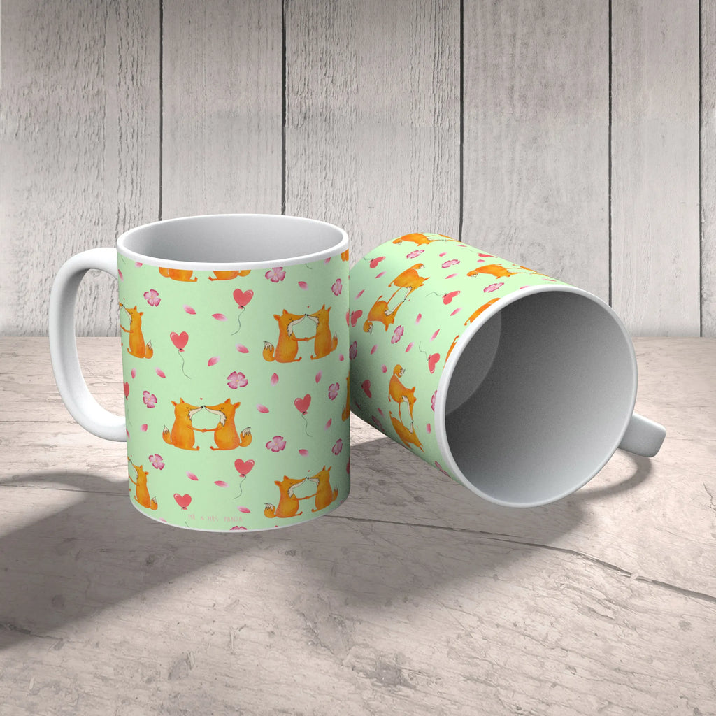 Tasse Füchse Liebe Muster Kaffeetasse, Porzellantasse, Teetasse, Tasse mit Zitaten, Keramiktasse, Tasse mit Motiven, Tasse, Bürotasse, Geschenktasse, Fuchs, Ehefrau, Verlobte, Liebe, Paar, Fox, Liebespaar, Freund, Freundin, Ehemann, Partner, Füchse, Liebesbeweis, Ehe