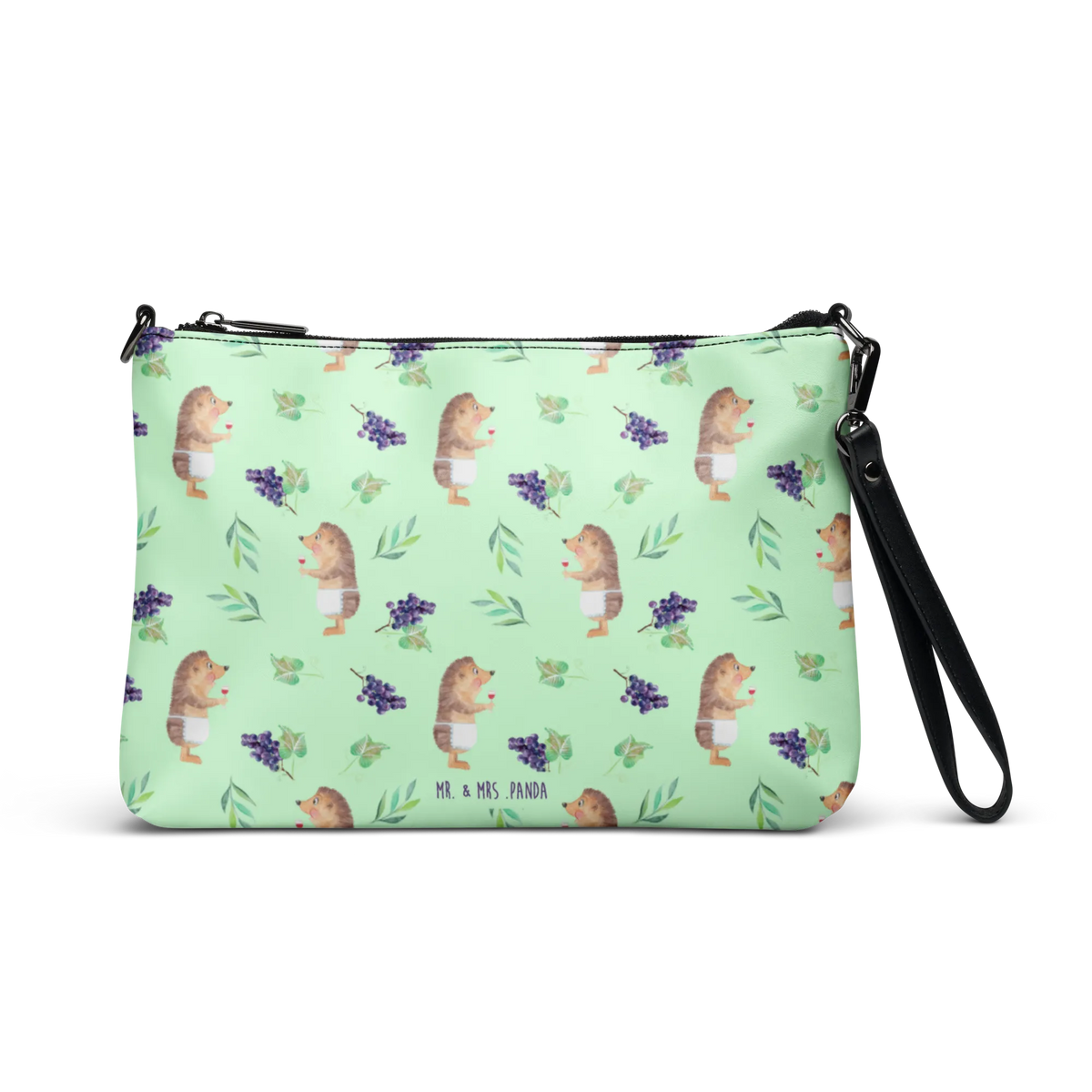 Handtasche Igel Wein Muster Handgelenktasche, Umhängetasche, Clutch, Tasche, Damenhandtasche, kleine tasche, Damen Umhängetasche, Crossover-Tasche, Schultertasche, Damentasche, Handtasche Damen, Frauentasche, Umhängetasche Damen, Pochette, Abendtasche, Handtasche, Schultergurt-Tasche, Crossbody Bag, Kleine Umhängetasche, reißverschlusstasche, Kleine Handtasche, Lustige Sprüche, Tiere, Tiermotive, Gute Laune, Igel, Geschenk Weintrinker, Geschenk Weinliebhaber, Wein trinken, Wein Spruch, Rotwein, Weißwein, Weinglas, Wein Deko