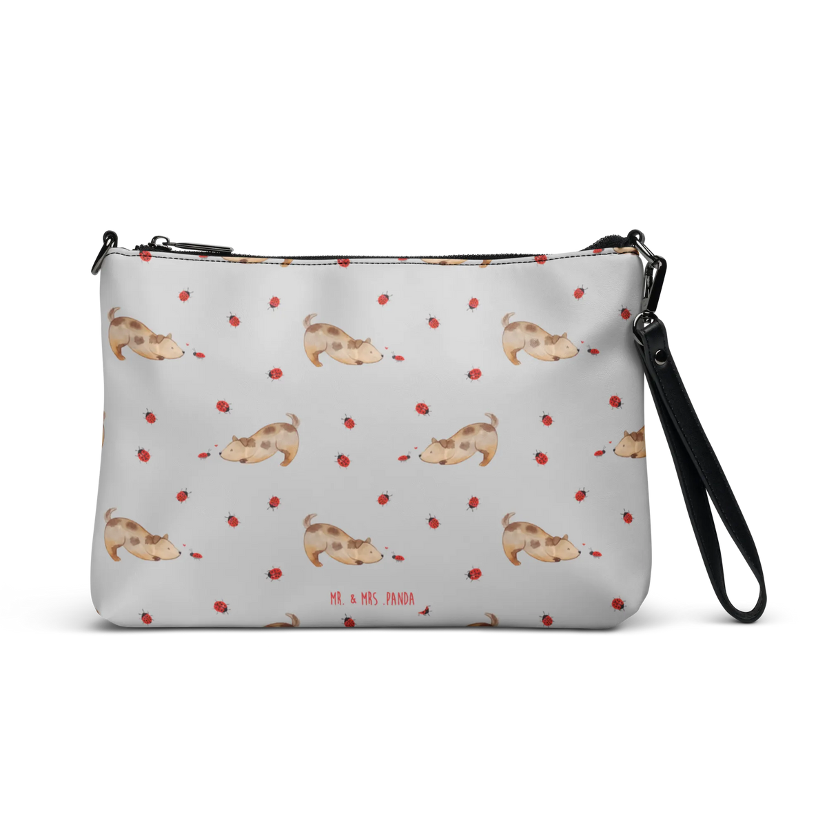 Handtasche Hund Marienkäfer Muster Tasche, Umhängetasche Damen, Crossover-Tasche, Handgelenktasche, Kleine Umhängetasche, Frauentasche, Kleine Handtasche, reißverschlusstasche, Schultertasche, Damenhandtasche, Pochette, Crossbody Bag, Clutch, Abendtasche, Handtasche Damen, Umhängetasche, kleine tasche, Damen Umhängetasche, Handtasche, Damentasche, Schultergurt-Tasche, Sprüche, Hund, Hunderasse, Hundebesitzer, Hundemotiv, Haustier, Tierliebhaber, Hundespruch, Mischling, Marienkäfer, Mischlinghund, Hunde