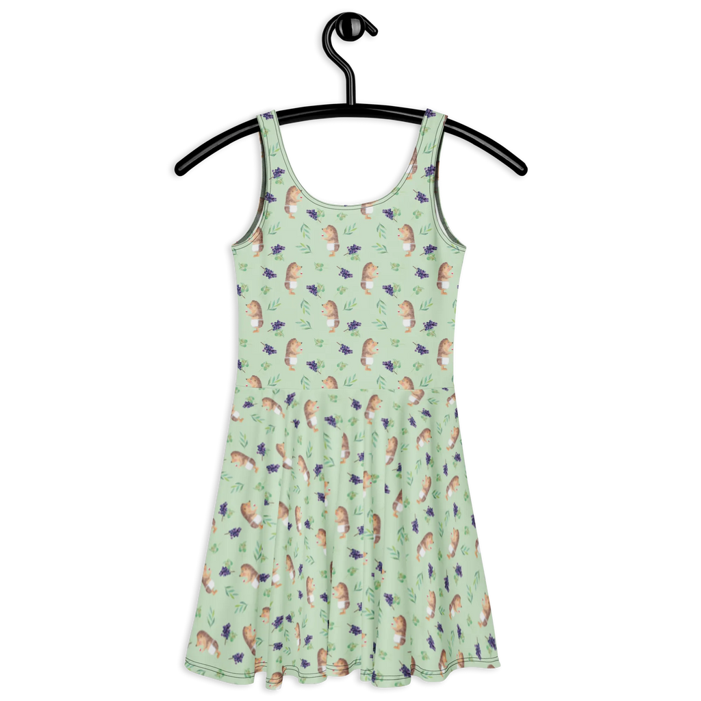 Summer dress Hedgehog wine Kleid, Skaterkleid, Sommerkleid, Tiere, Tiermotive, Lustige Sprüche, Gute Laune, Weinglas, Igel, Geschenk Weintrinker, Geschenk Weinliebhaber, Rotwein, Wein trinken, Wein Deko, Wein Spruch, Weißwein