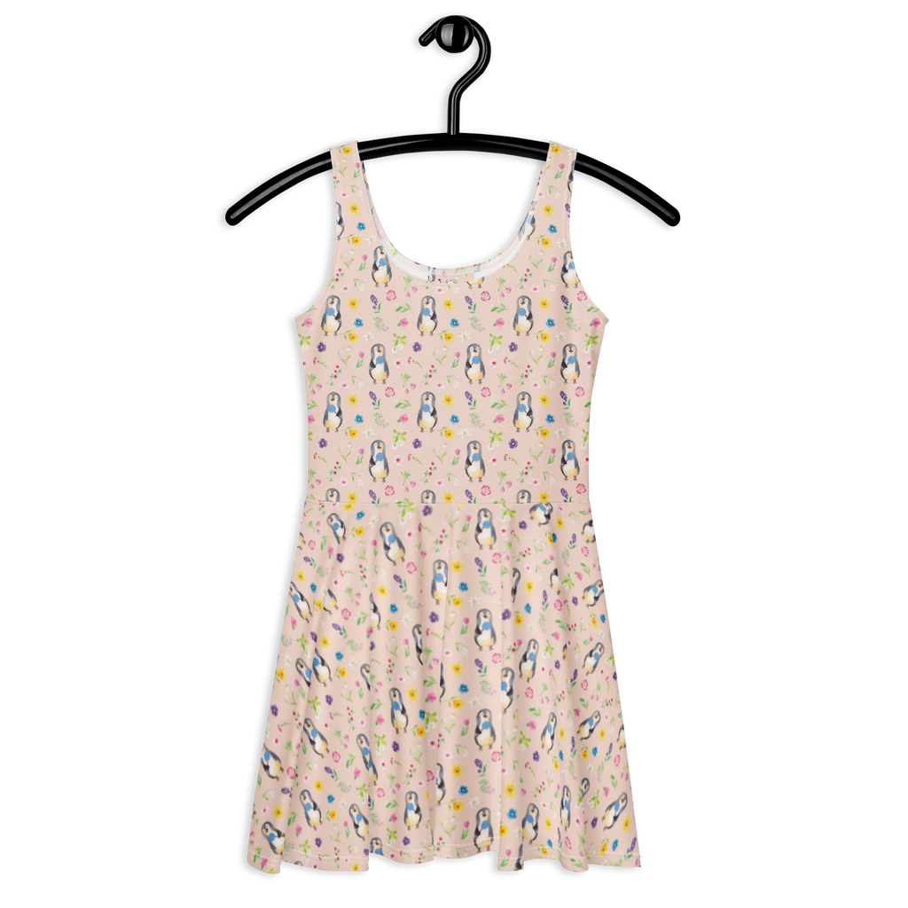 Sommerkleid Pinguin Lolli Muster Sommerkleid, Kleid, Skaterkleid, Pinguin, Spruch, Blödsinn, Lolli, Rebell, Süßigkeiten, Ganove, Pinguine, Rabauke, Gauner