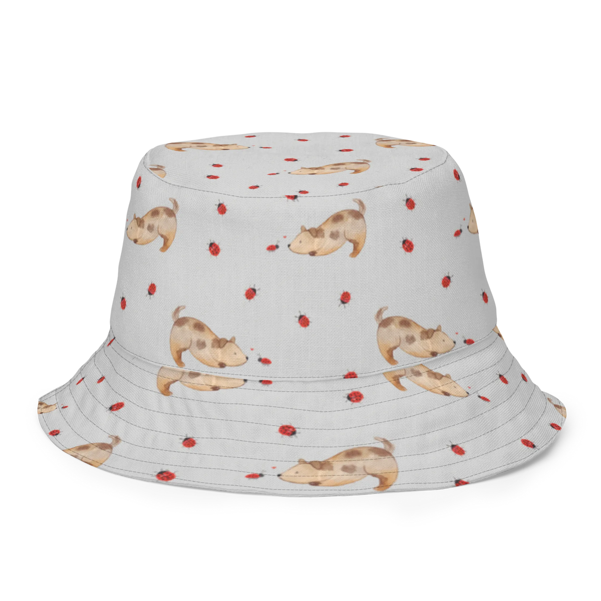 Sonnenhut Hund Marienkäfer Muster Tropenhut, Krempenhut, Sonnenkappe, Boonie Hat, Fischerhut, Wendemütze, Sonnenmütze, Wendehut, Sommermütze, Sonnenhut, Freizeithut, Fischerkappe, Bucket Hat, Safarihut, Zweifarbiger Hut, Trekkinghut, Wanderhut, Sommerhut, Wendecap, Buschhut, Stoffmütze, Stoffhut, Strandhut, Outdoorhut, Anglerhut, Schlapphut, Sonnenschutzhut, Anglermütze, Sprüche, Hund, Hunderasse, Hundebesitzer, Hundemotiv, Haustier, Tierliebhaber, Mischlinghund, Hunde, Mischling, Hundespruch, Marienkäfer