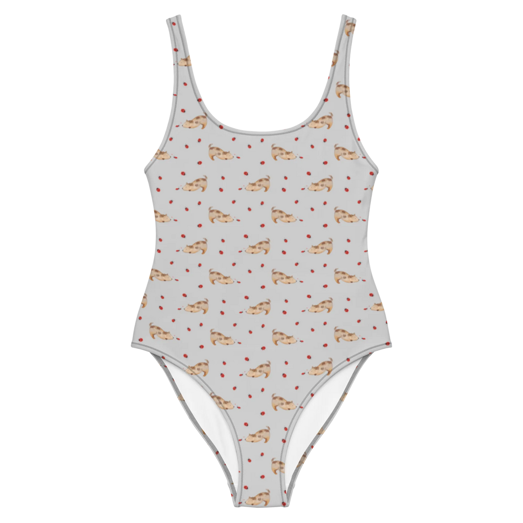 Swimsuit Dog ladybug Swimsuit, Badebekleidung, Rückenfreier Badeanzug, Bademode, Luxus-Bademode, Badeanzug, Sprüche, Hundemotiv, Tierliebhaber, Haustier, Hund, Hunderasse, Hundebesitzer, Mischlinghund, Mischling, Hundespruch, Hunde, Marienkäfer