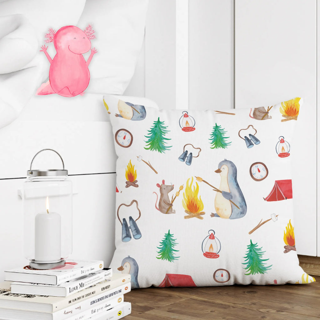 40x40 poduszka pingwin ognisko Pinguin