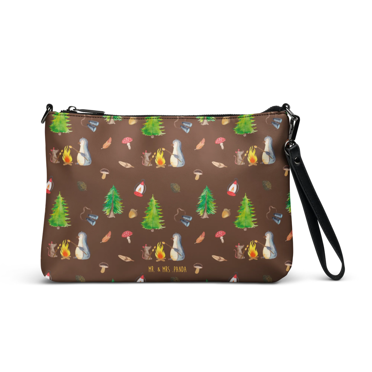 Handbag Penguin campfire purse, shoulder bag, satchel, handbag, tote bag, crossbody bag, clutch, leather handbag, messenger bag, fashion bags, women's handbags, designer handbag, Penguin, North Pole, Winter, Penguins, campfire, office, penguins, fire, job, life, work, mouse, motivation, life motivation, everyday office life, barbecue, life motto, new start, marshmallows, love