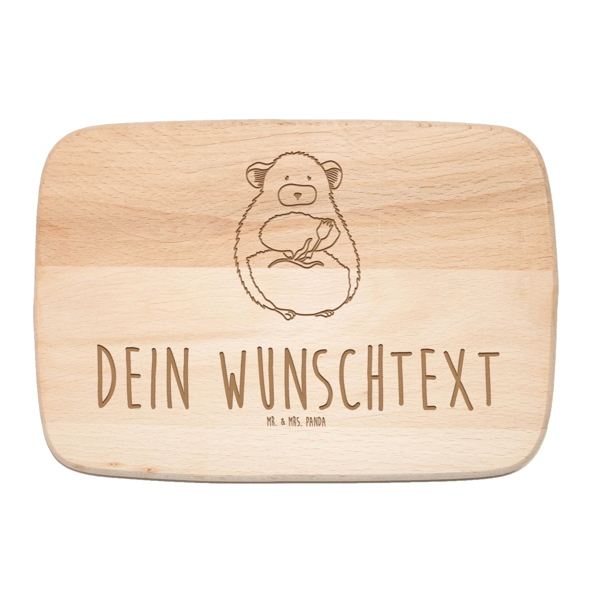 Personalised serving board chinchilla flower small animals, cute, funny, cute animal motives, hand drawn, small world, funny sayings, good mood, happy, gifts, gift ideas, special gifts, animal lover, card, chaos, being sad, depression, grief, office, chinchillas, happiness, office life, chinchilla, heartache
