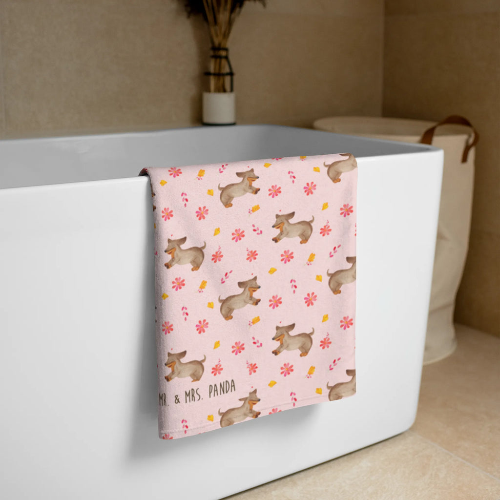 XL ręcznik kąpielowy pies Jamnik Pies, motyw psa, zwierzę domowe, rasa psa, miłośnik zwierząt, właściciel psa, powiedzenia