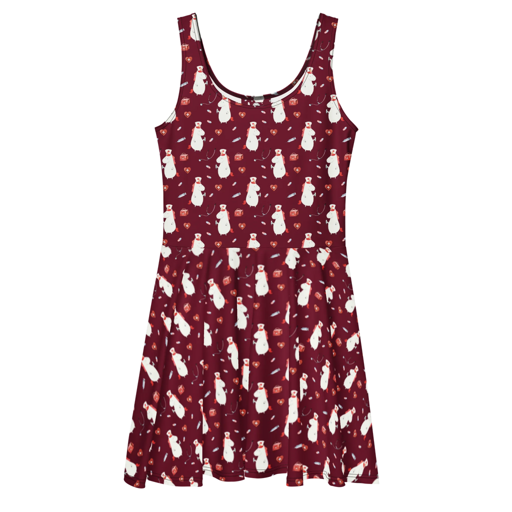 Sommerkleid Einhorn Krankenschwester Muster Kleid, Skaterkleid, Sommerkleid, Einhorn, Einhörner, Einhorn Deko, Unicorn, Krankenschwester Dankeschön, Ärztin Geschenk, Krankenpfleger Geschenk, Krankenhaus, Krankenschwester Geschenk, Krankenpflegerin