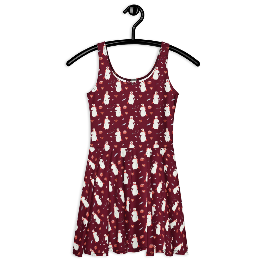 Sommerkleid Einhorn Krankenschwester Muster Kleid, Skaterkleid, Sommerkleid, Einhorn, Einhörner, Einhorn Deko, Unicorn, Krankenschwester Dankeschön, Ärztin Geschenk, Krankenpfleger Geschenk, Krankenhaus, Krankenschwester Geschenk, Krankenpflegerin