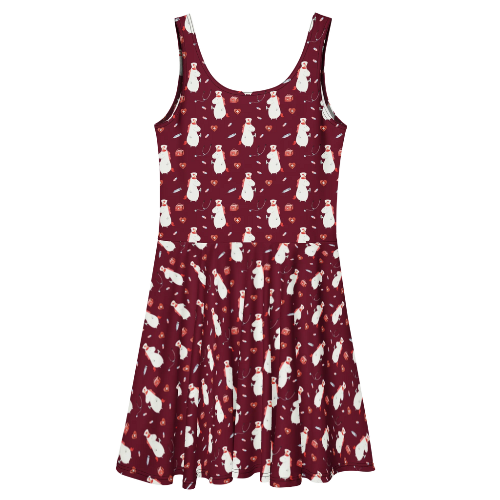 Sommerkleid Einhorn Krankenschwester Muster Kleid, Skaterkleid, Sommerkleid, Einhorn, Einhörner, Einhorn Deko, Unicorn, Krankenschwester Dankeschön, Ärztin Geschenk, Krankenpfleger Geschenk, Krankenhaus, Krankenschwester Geschenk, Krankenpflegerin