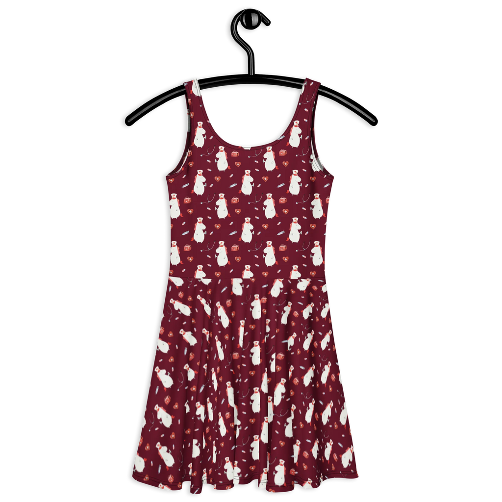 Sommerkleid Einhorn Krankenschwester Muster Kleid, Skaterkleid, Sommerkleid, Einhorn, Einhörner, Einhorn Deko, Unicorn, Krankenschwester Dankeschön, Ärztin Geschenk, Krankenpfleger Geschenk, Krankenhaus, Krankenschwester Geschenk, Krankenpflegerin