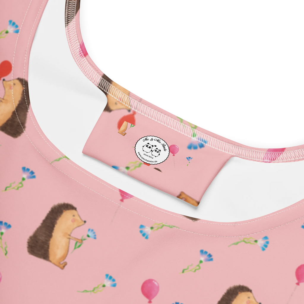 Sommerkleid Igel Luftballon Muster Sommerkleid, Skaterkleid, Kleid, Tiermotive, Gute Laune, Lustige Sprüche, Tiere, Igel, Herzlichen Glückwunsch, Happy Birthday, Geburtstag, Glückwunsch, Ballon, Geburtstagskind