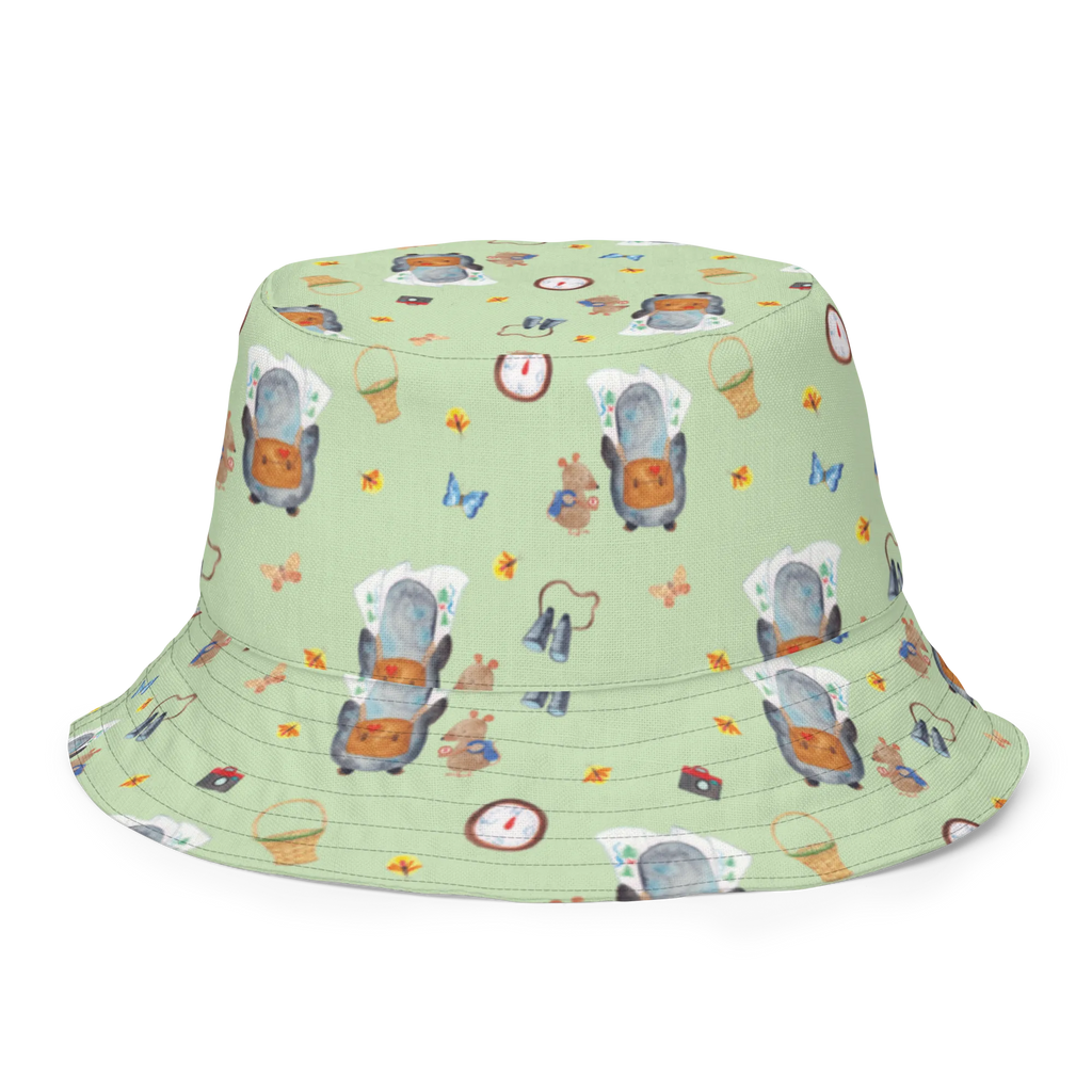 sun hat Penguin & Mouse Hiker Sonnenhut, Sommerhut, Fischerhut, Anglerhut, Wendehut, Wendecap, Wendemütze, Sonnenmütze, zweifarbiger Hut, Strandhut, Freizeithut, Outdoorhut, Pinguin, Pinguine, Abenteurer, Abenteuer, Roadtrip, Ausflug, Wanderlust, wandern