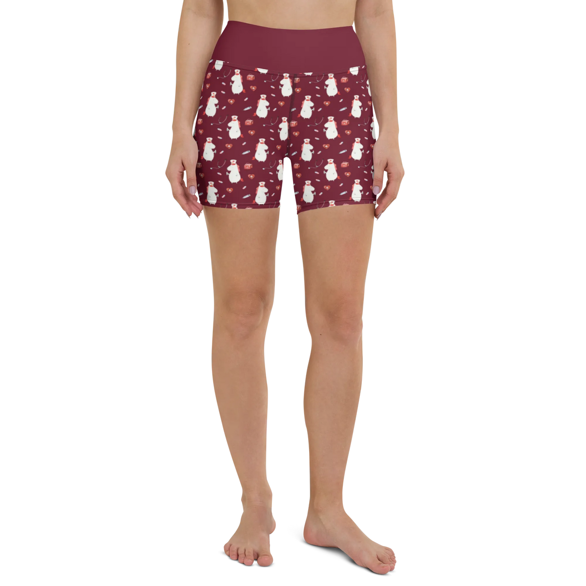 Yoga Shorts Einhorn Krankenschwester Muster Sportshorts Damen, Yoga Shorts Damen, Sporthose, Yogashorts, Sportshorts, Sportbekleidung, Fitnesshose, Yoga Shorts, Yogabekleidung, Einhorn Deko, Einhörner, Unicorn, Einhorn, Krankenhaus, Krankenschwester Dankeschön, Krankenschwester Geschenk, Krankenpfleger Geschenk, Ärztin Geschenk, Krankenpflegerin