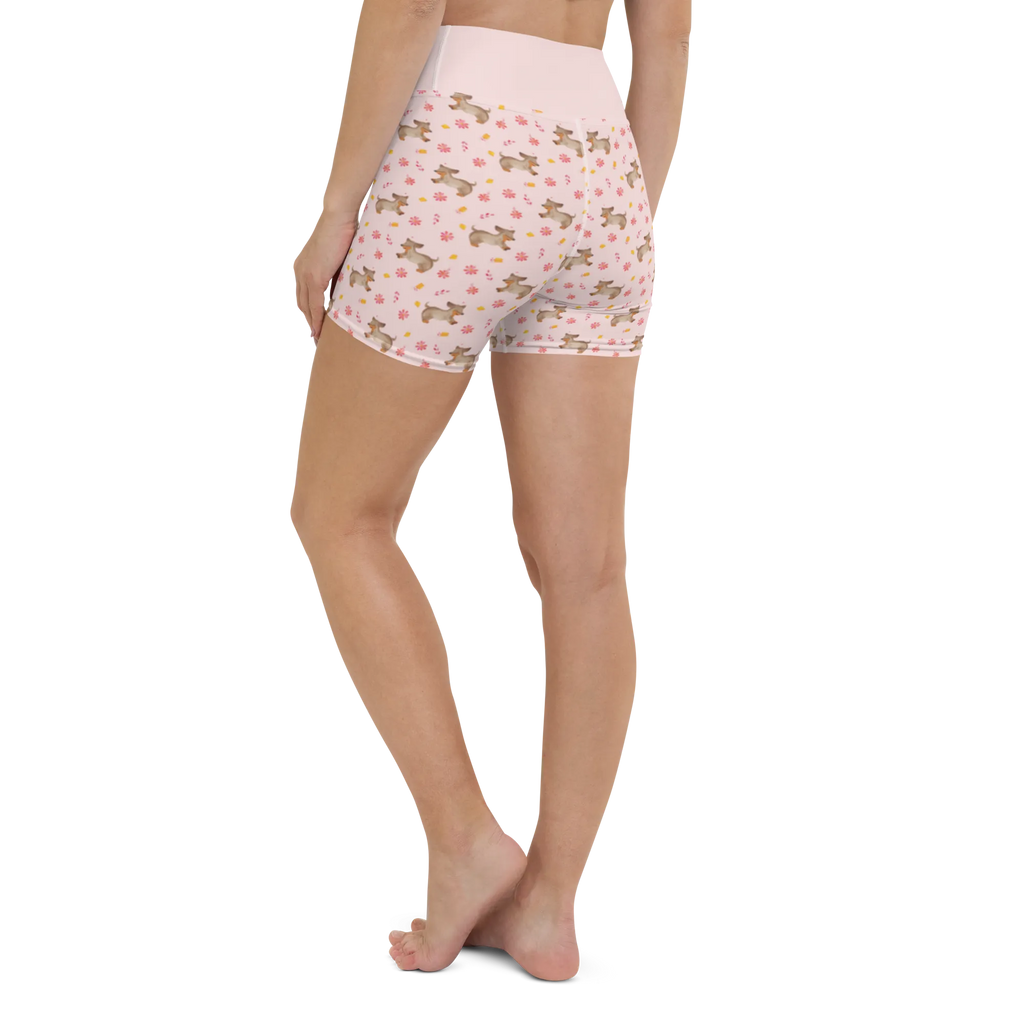 Yoga Shorts Hund Dackel Muster Fitnesshose, Yoga Shorts Damen, Sportshorts, Yoga Shorts, Sporthose, Yogabekleidung, Yogashorts, Sportbekleidung, Sportshorts Damen, Hund, Hundemotiv, Haustier, Hunderasse, Tierliebhaber, Hundebesitzer, Sprüche, Dachshund, Hunde, happy dog, Dackel