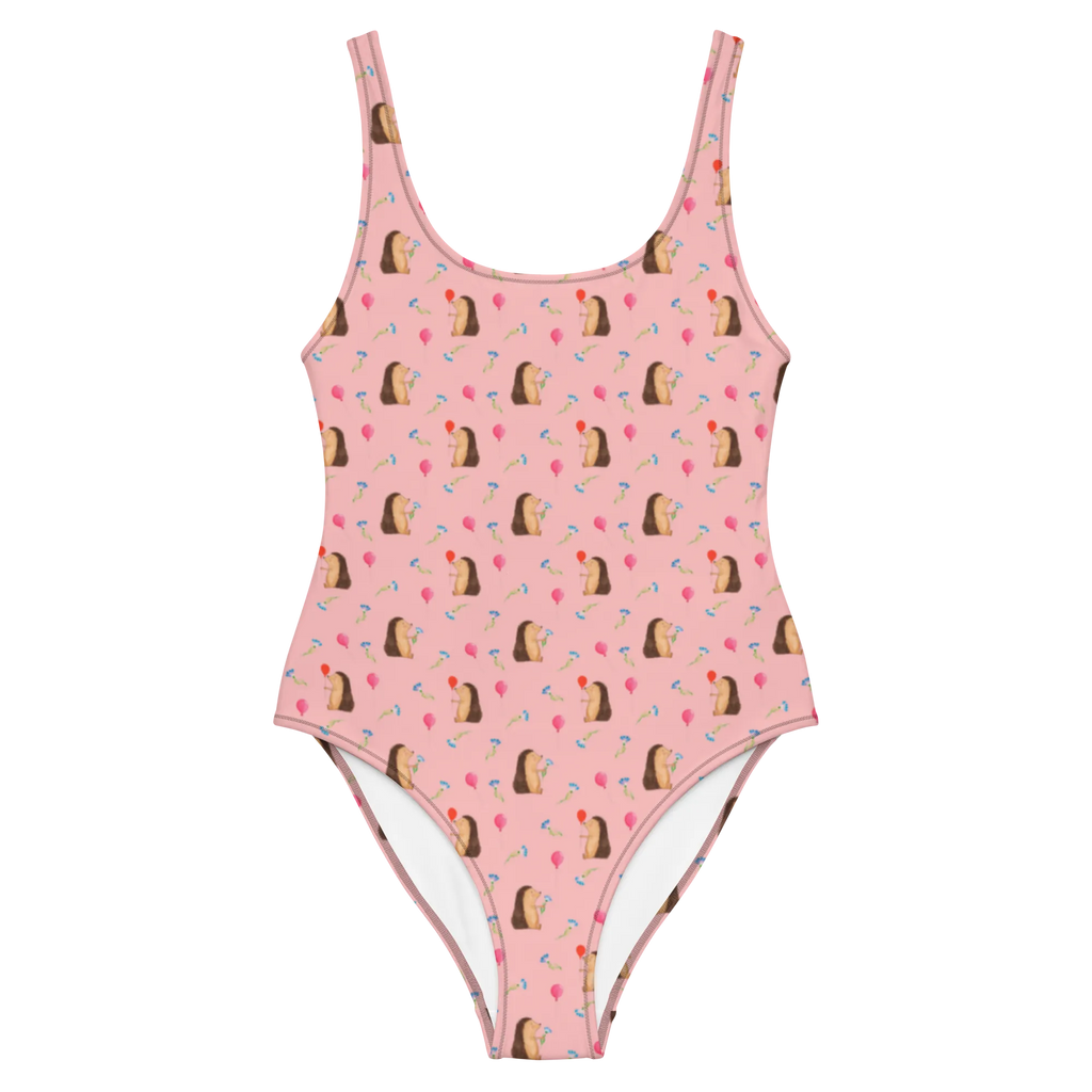 Strój kąpielowy jeż balon Badebekleidung, Luxus-Bademode, Swimsuit, Rückenfreier Badeanzug, Bademode, Badeanzug, Tiermotive, Gute Laune, lustige Sprüche, Tiere, Geburtstagskind, Igel, Glückwunsch, Happy Birthday, Ballon, Geburtstag, Herzlichen Glückwunsch