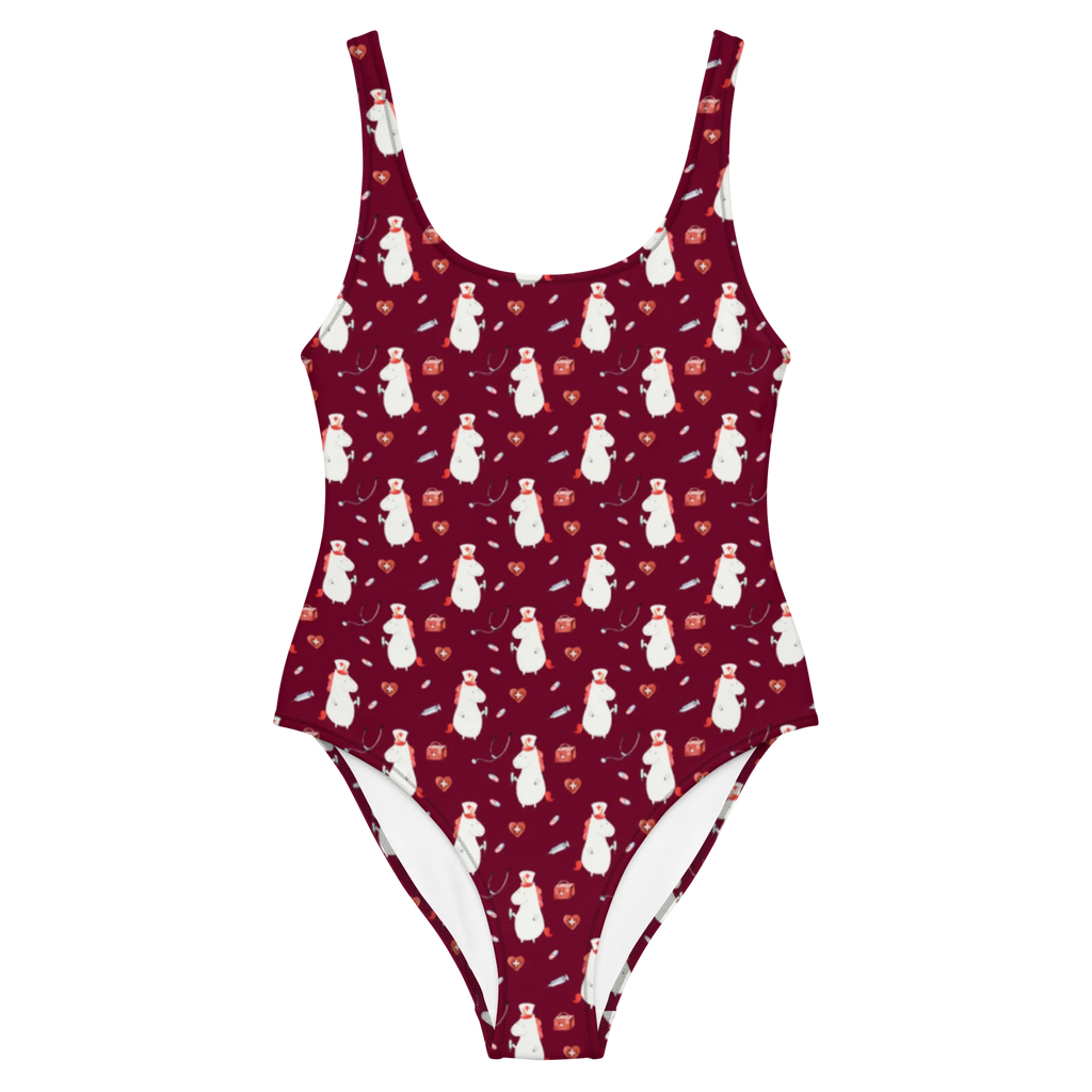 Strój kąpielowy Jednorożec Pielęgniarka Luxus-Bademode, Bademode, Badeanzug, Badebekleidung, Swimsuit, Rückenfreier Badeanzug, Einhorn, Einhörner, Einhorn Deko, Unicorn, Ärztin Geschenk, Krankenschwester Geschenk, Krankenpfleger Geschenk, Krankenpflegerin, Krankenschwester Dankeschön, Krankenhaus