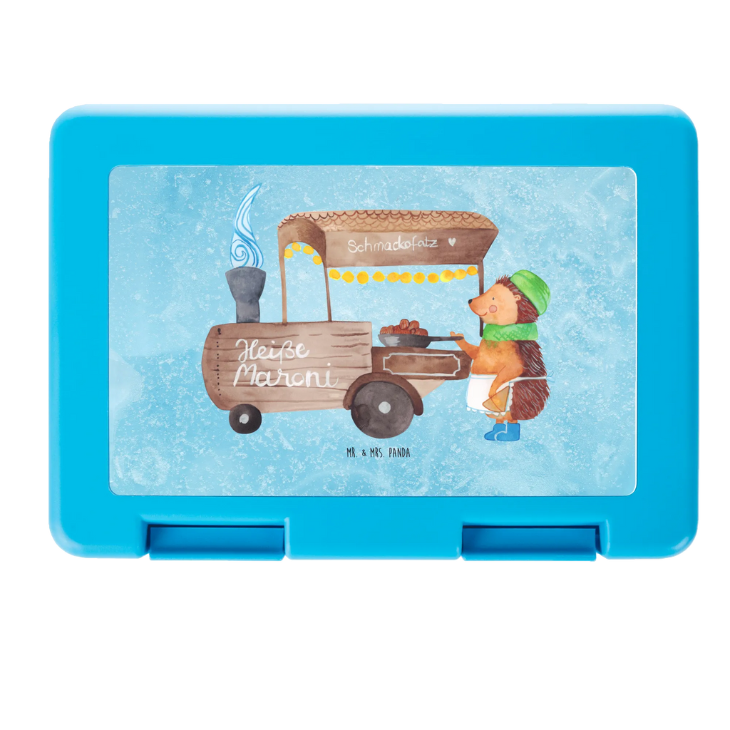 Lunch box hedgehog Chestnuts bread box, lunch box, sandwich box, BPA-free, snack box, Winter, Christmas, Christmas time, snow