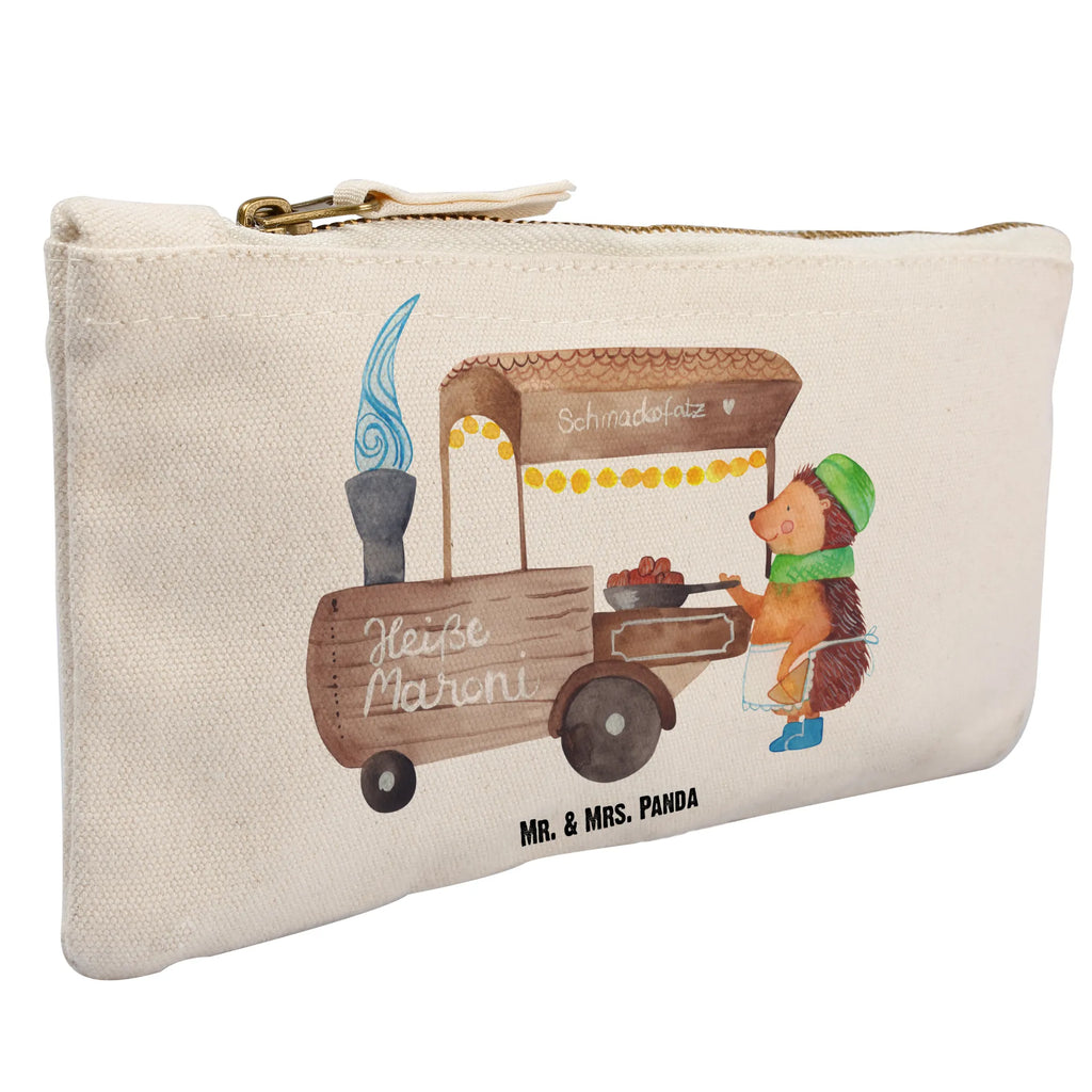 Make-up bag hedgehog Chestnuts Winter, Christmas, Christmas time, snow