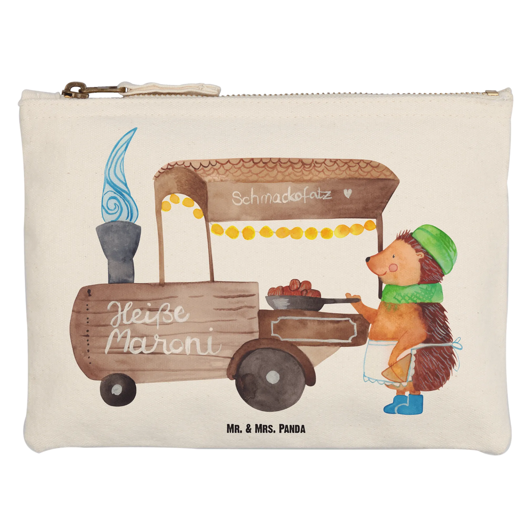 Make-up bag hedgehog Chestnuts Winter, Christmas, Christmas time, snow