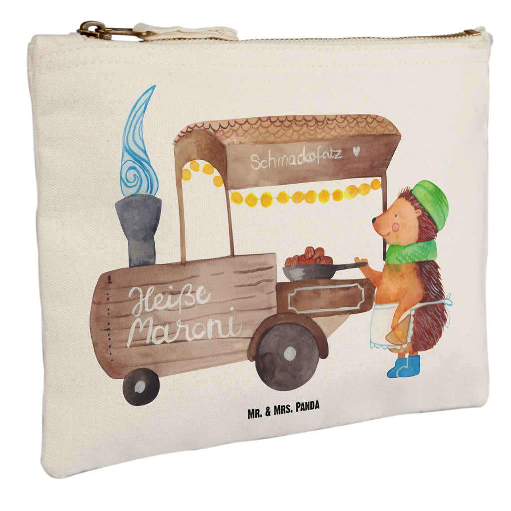 Make-up bag hedgehog Chestnuts Winter, Christmas, Christmas time, snow