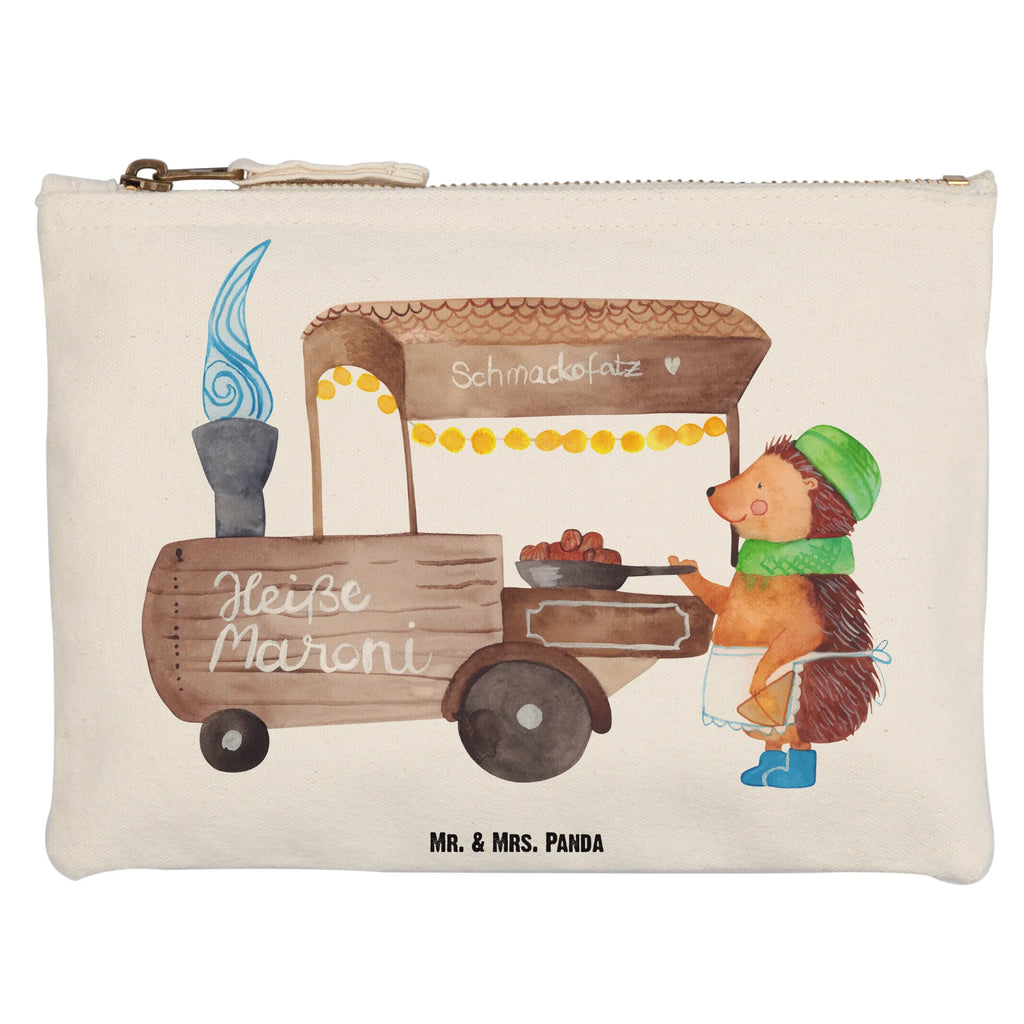 Make-up bag hedgehog Chestnuts Winter, Christmas, Christmas time, snow