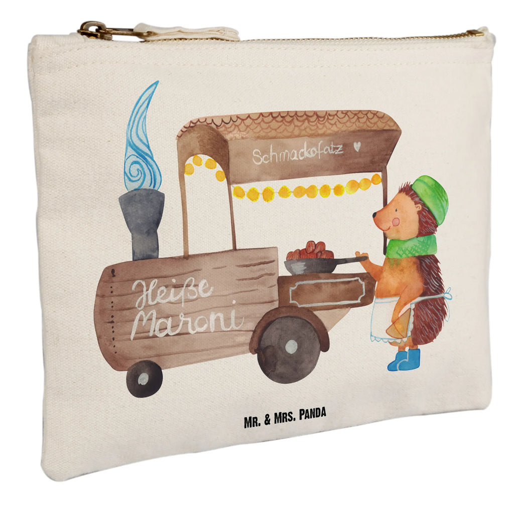 Make-up bag hedgehog Chestnuts Winter, Christmas, Christmas time, snow