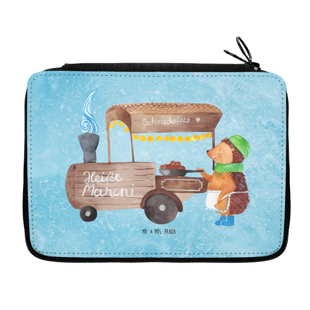 Federmappe Igel Maronen Stifte Etui, Geschenk, Schüler, Einschulung, Bestückte Federmappe, Kind, Stiftetasche, Stifterolle, Federmäppchen bedruckt, Kinder Federmappe, Federmappe Einschulung, Federmappe, Grundschule, Schule, Motiv, Schülerin, Büro Stifte Etui, Federmäppchen, Winter, Weihnachten, Weihnachtsdeko, Nikolaus, Advent, Heiligabend, Wintermotiv, Maronen, Weihnachtsmarkt, Duft, Kastanien