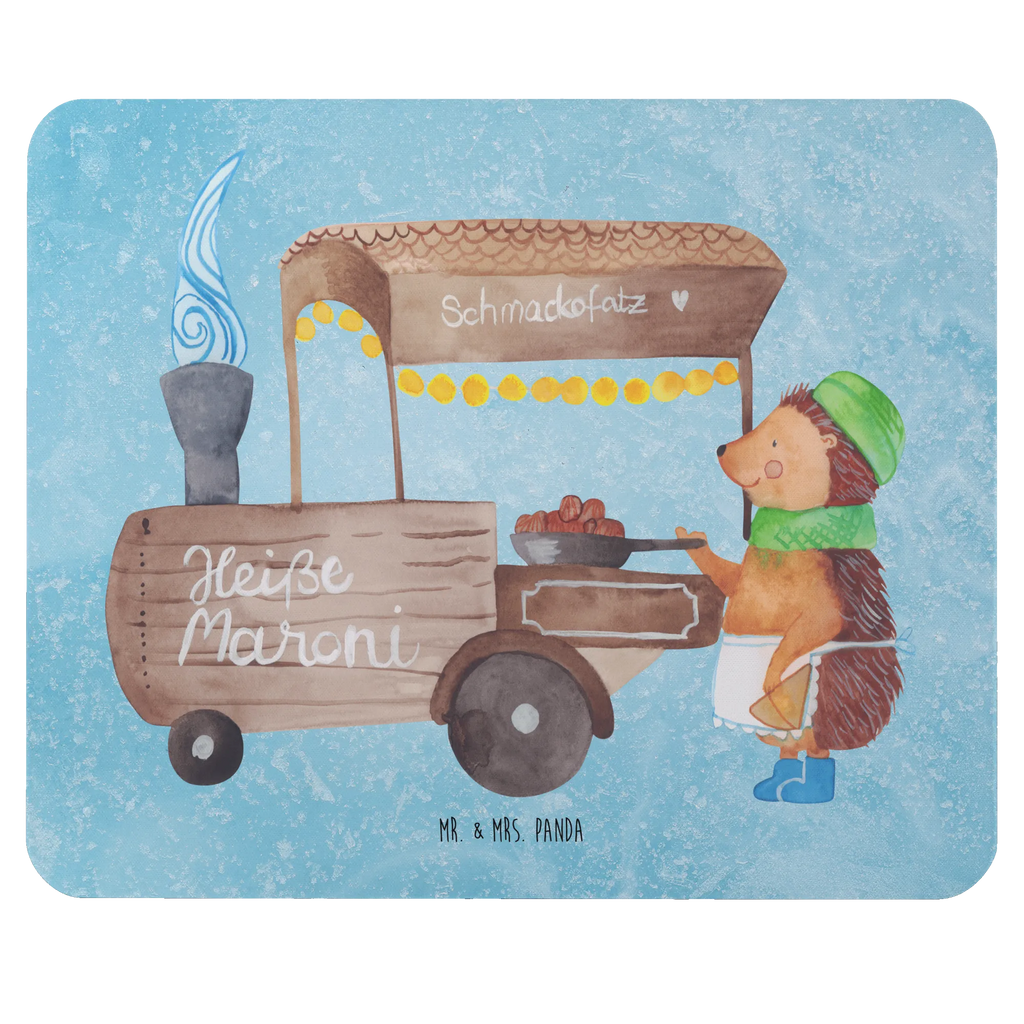 Podkładka pod mysz Jeż kasztany Mauspad Büro, Mauspad, Büroausstattung, Arbeitszimmer, Mausunterlage, Mousepad, Computer zubehör, Designer Mauspad, PC Zubehör, Einzigartiges Mauspad, Winter, Weihnachten, Weihnachtsdeko, Nikolaus, Advent, Heiligabend, Wintermotiv, Maronen, Duft, Weihnachtsmarkt, Kastanien