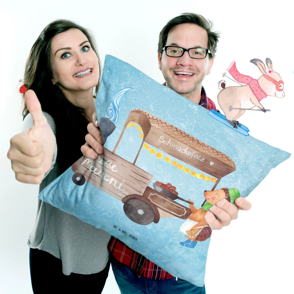 Cushion hedgehog Chestnuts cushion, pillow case, sofa, pad, fluffy, settee, soft, 40 x 40, Pillow, bed, bedroom, couch, pillows, 40x40, Winter, Christmas, Christmas time, snow