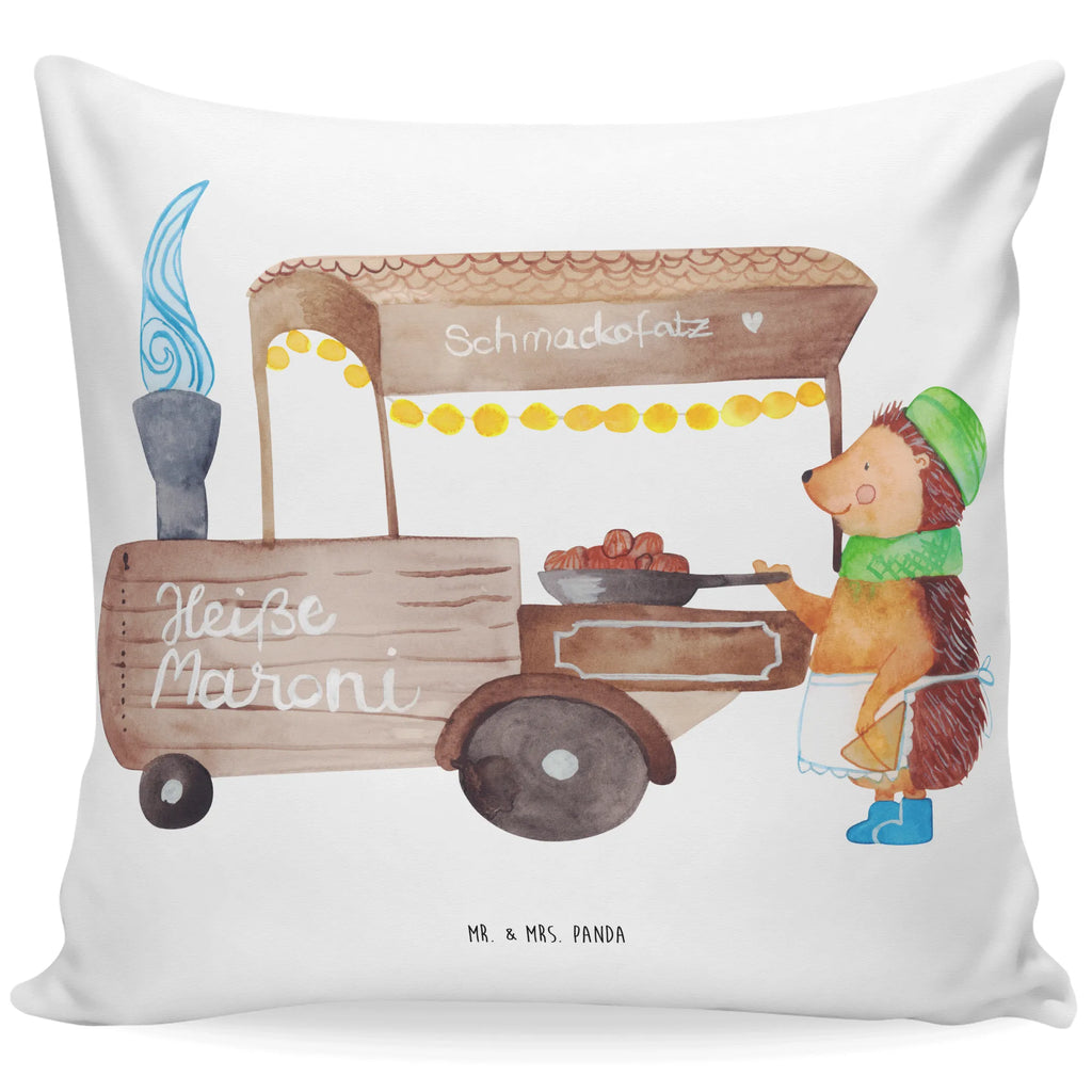 Cushion hedgehog Chestnuts cushion, pillow case, sofa, pad, fluffy, settee, soft, 40 x 40, Pillow, bed, bedroom, couch, pillows, 40x40, Winter, Christmas, Christmas time, snow