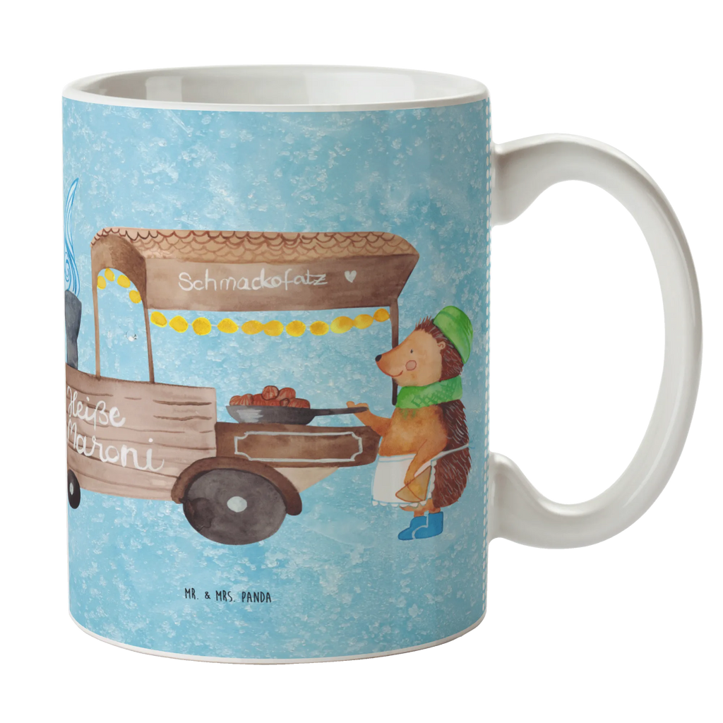 Kubek Jeż kasztany Geschenktasse, Porzellantasse, Teetasse, Keramiktasse, Kaffeetasse, Tasse mit Zitaten, Tasse, Tasse mit Motiven, Bürotasse, Winter, Weihnachten, Weihnachtsdeko, Nikolaus, Advent, Heiligabend, Wintermotiv, Duft, Maronen, Weihnachtsmarkt, Kastanien