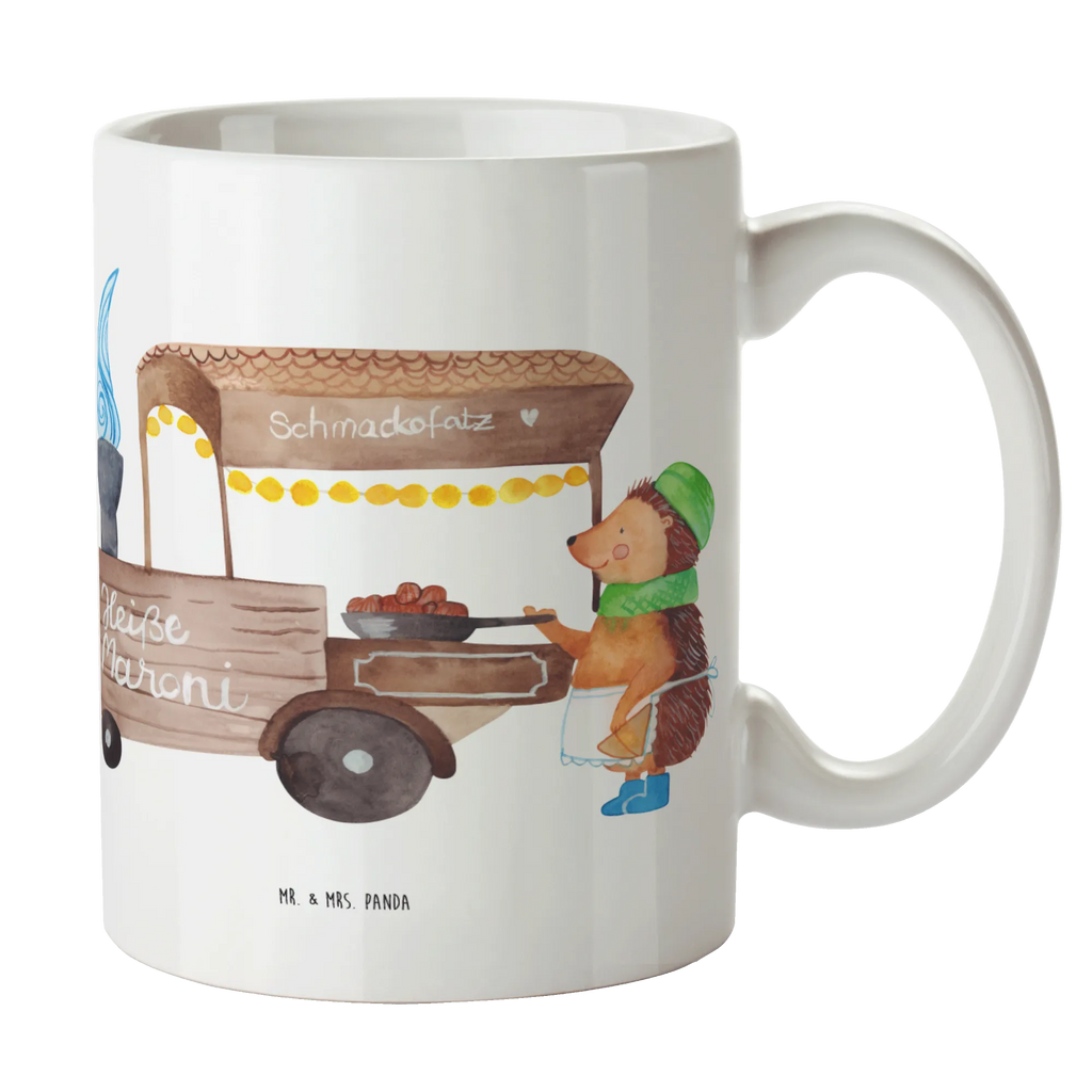 Kubek Jeż kasztany Geschenktasse, Porzellantasse, Teetasse, Keramiktasse, Kaffeetasse, Tasse mit Zitaten, Tasse, Tasse mit Motiven, Bürotasse, Winter, Weihnachten, Weihnachtsdeko, Nikolaus, Advent, Heiligabend, Wintermotiv, Duft, Maronen, Weihnachtsmarkt, Kastanien