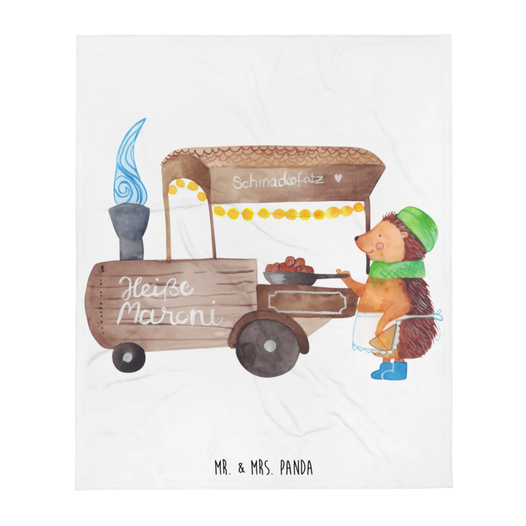 Kuscheldecke Igel Maronen Wolldecke, Tagesdecke, Decke, Sofadecke, Wohndecke, Winter, Weihnachten, Weihnachtsdeko, Nikolaus, Advent, Heiligabend, Wintermotiv, Kastanien, Maronen, Duft, Weihnachtsmarkt