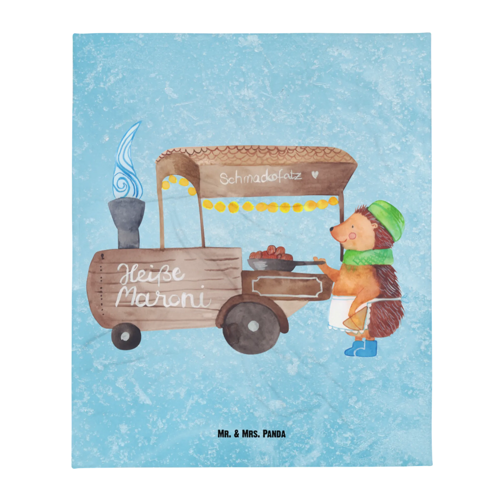 Baby blanket hedgehog Chestnuts Winter, Christmas, Christmas time, snow