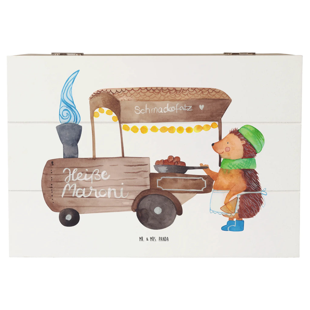 Holzkiste Igel Maronen Erinnerungskiste, Geschenkdose, Schatulle, Truhe, Kiste, Geschenkbox, Schatzkiste, Dekokiste, Erinnerungsbox, Holzkiste, XXL, Aufbewahrungsbox, Winter, Weihnachten, Weihnachtsdeko, Nikolaus, Advent, Heiligabend, Wintermotiv, Kastanien, Maronen, Weihnachtsmarkt, Duft