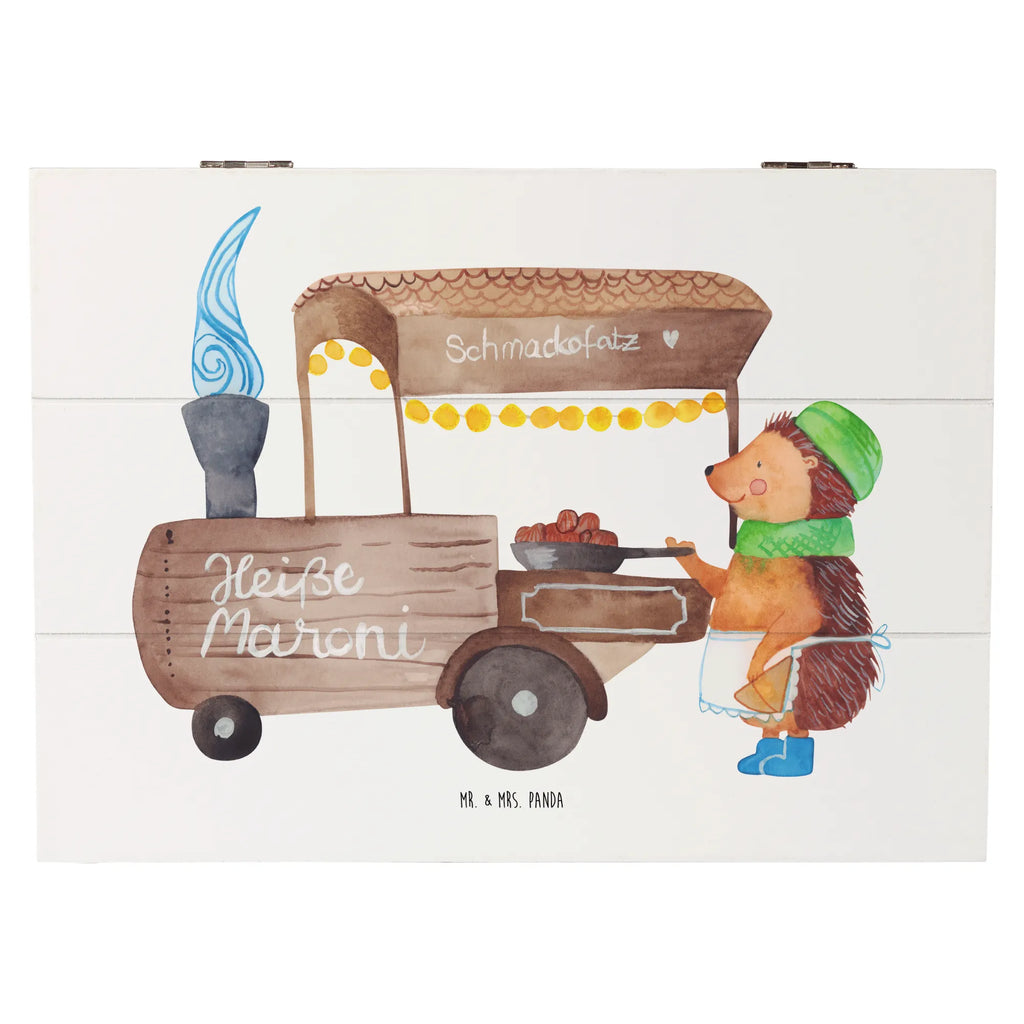 Holzkiste Igel Maronen Erinnerungskiste, Geschenkdose, Schatulle, Truhe, Kiste, Geschenkbox, Schatzkiste, Dekokiste, Erinnerungsbox, Holzkiste, XXL, Aufbewahrungsbox, Winter, Weihnachten, Weihnachtsdeko, Nikolaus, Advent, Heiligabend, Wintermotiv, Kastanien, Maronen, Weihnachtsmarkt, Duft